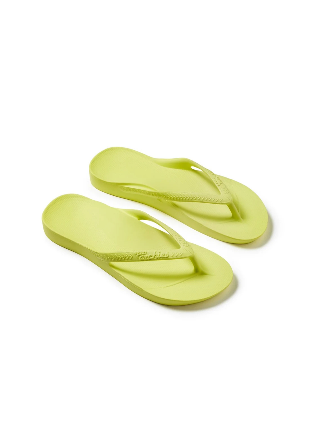 ARCHIES ARCH SUPPORT THONG - LIMELIGHT