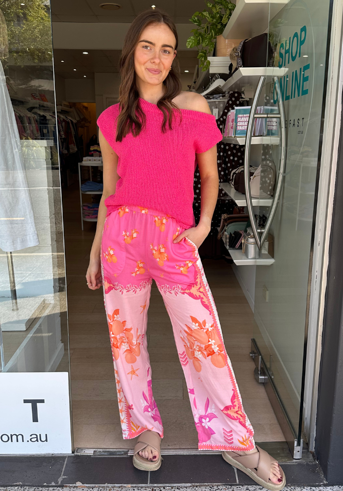 LULASOUL ESPACIO PANT - CANDY PRINT