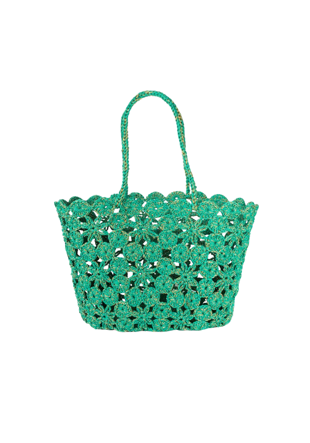 JANE CROCHET BASKET - EMERALD