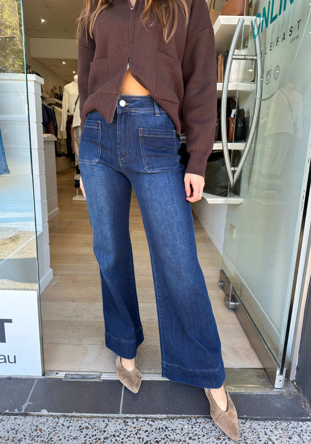 KENNY STRAIGHT LEG JEAN - DARK INDIGO