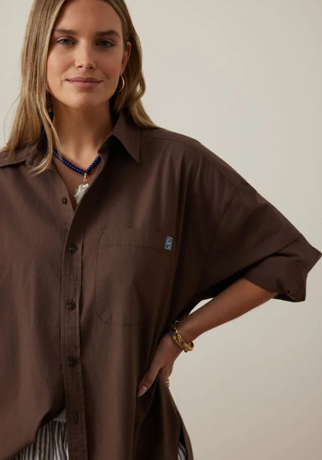 CERES LIFE PETA SHIRT - BRUNETTE BROWN