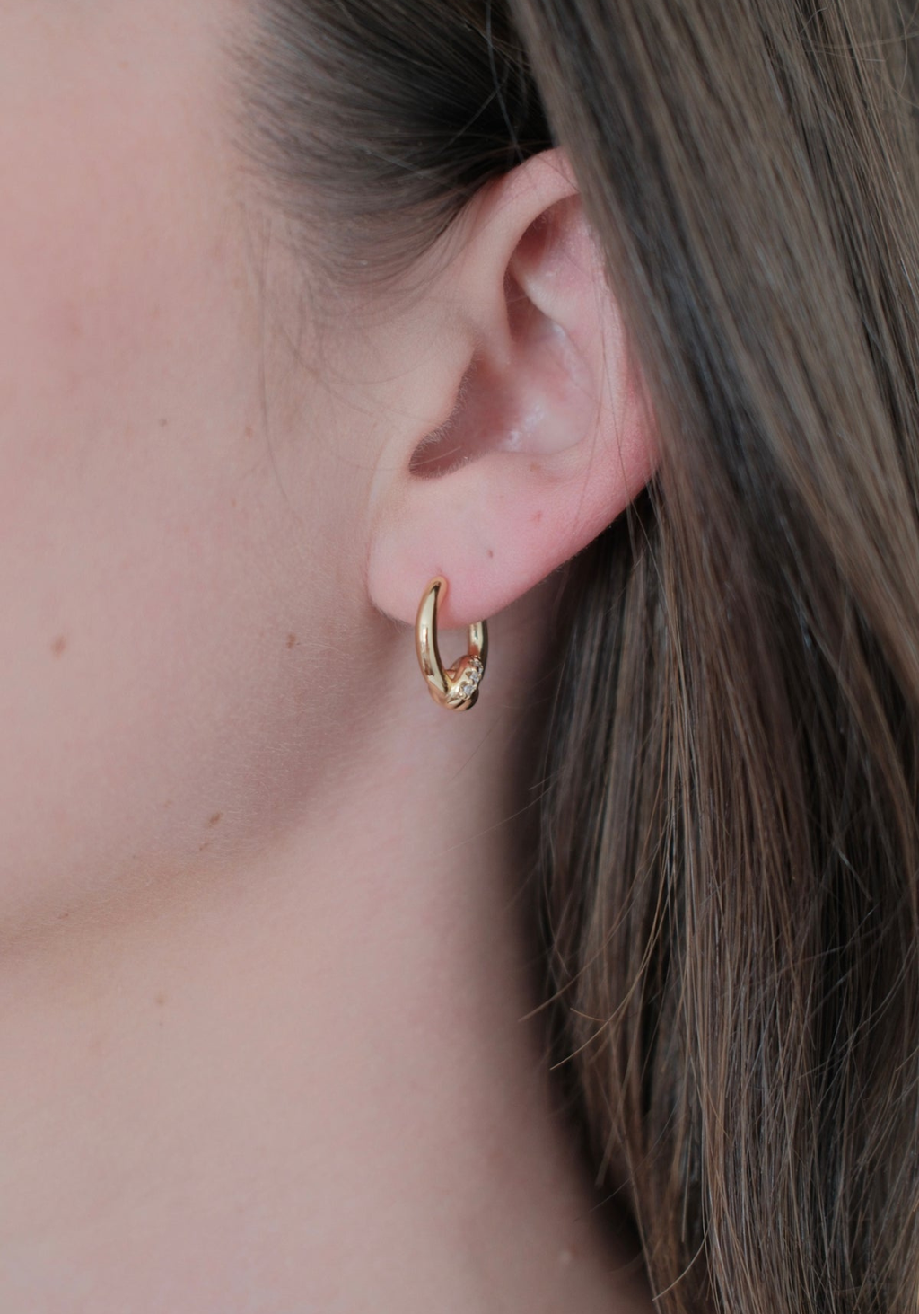 ZAFINO ELLE HOOP - GOLD