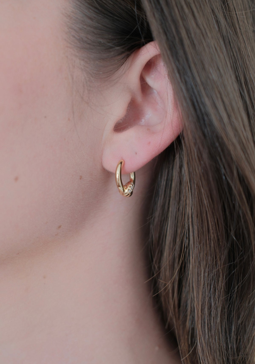 ZAFINO ELLE HOOP - GOLD