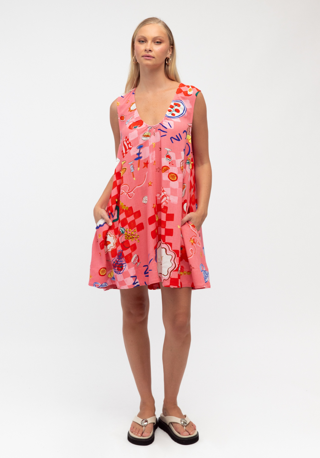 AMORE MINI DRESS - SUMMER PRINT