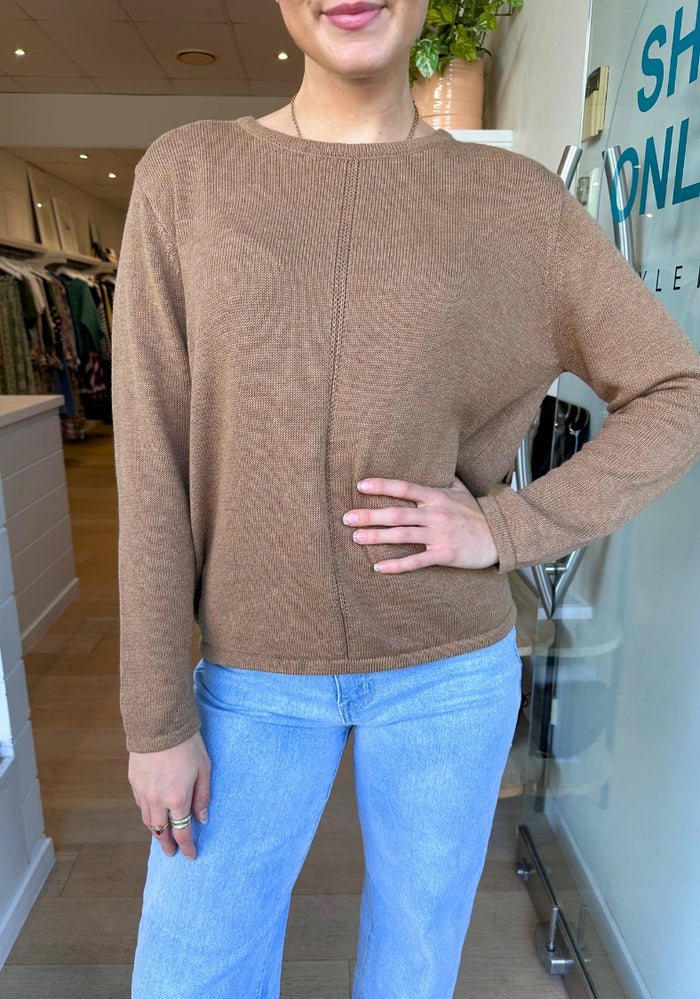 Load image into Gallery viewer, EDIE KNIT JUMPER - MOCHA