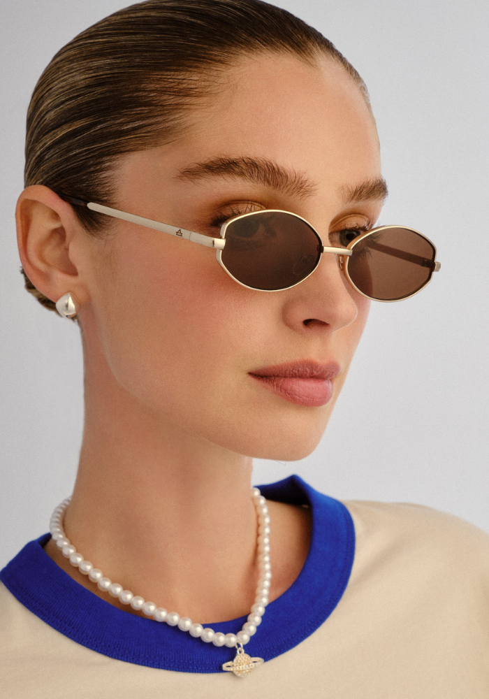 AIRE OBJECTIVE SUNGLASSES - GOLD