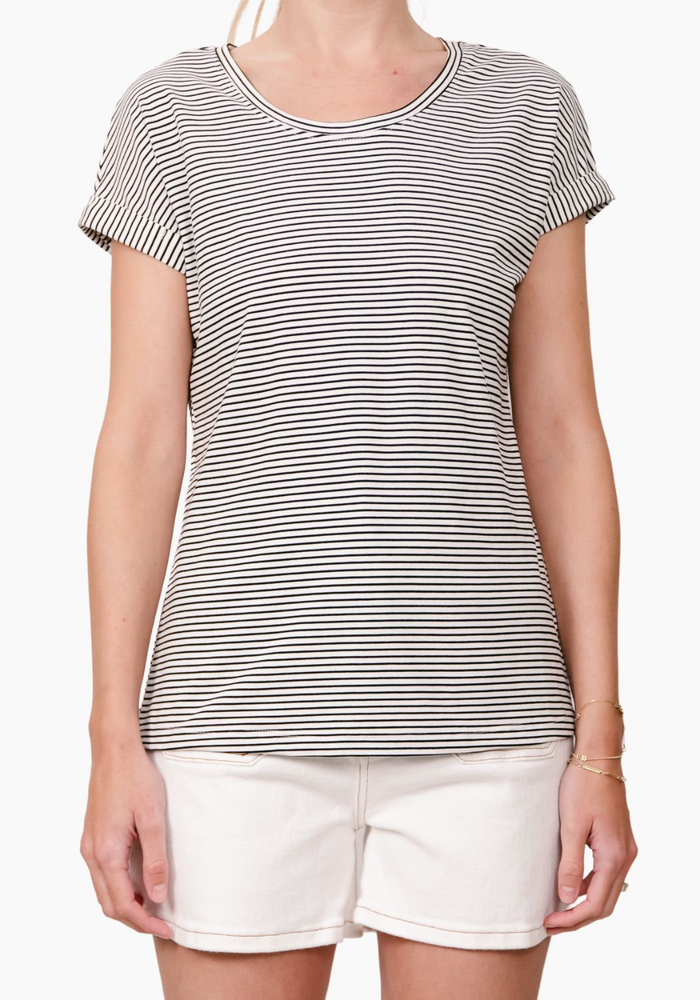 Load image into Gallery viewer, CALI CLASSIC TEE - BLACK STRIPE