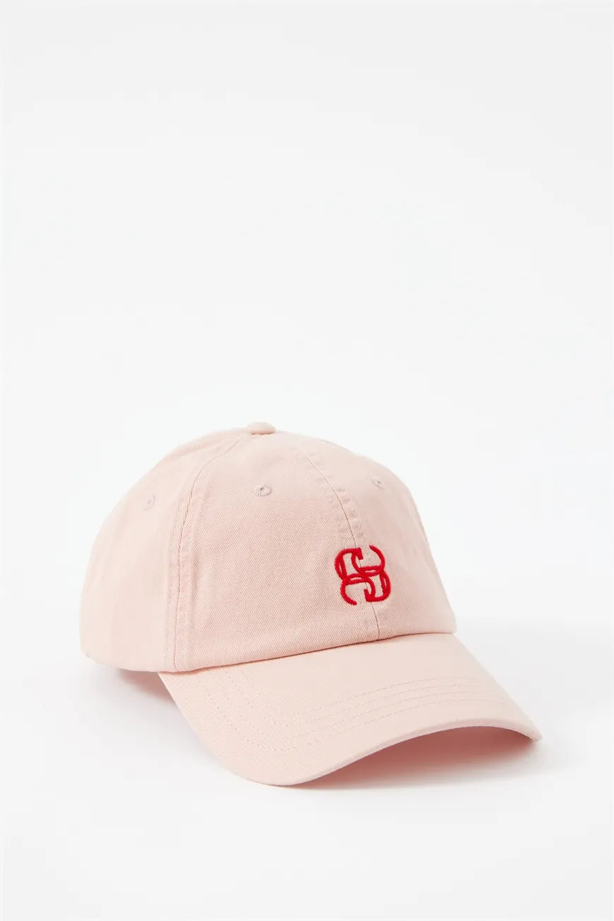 CERES LIFE PIP EVERYDAY CAP - CHALK PINK/RED