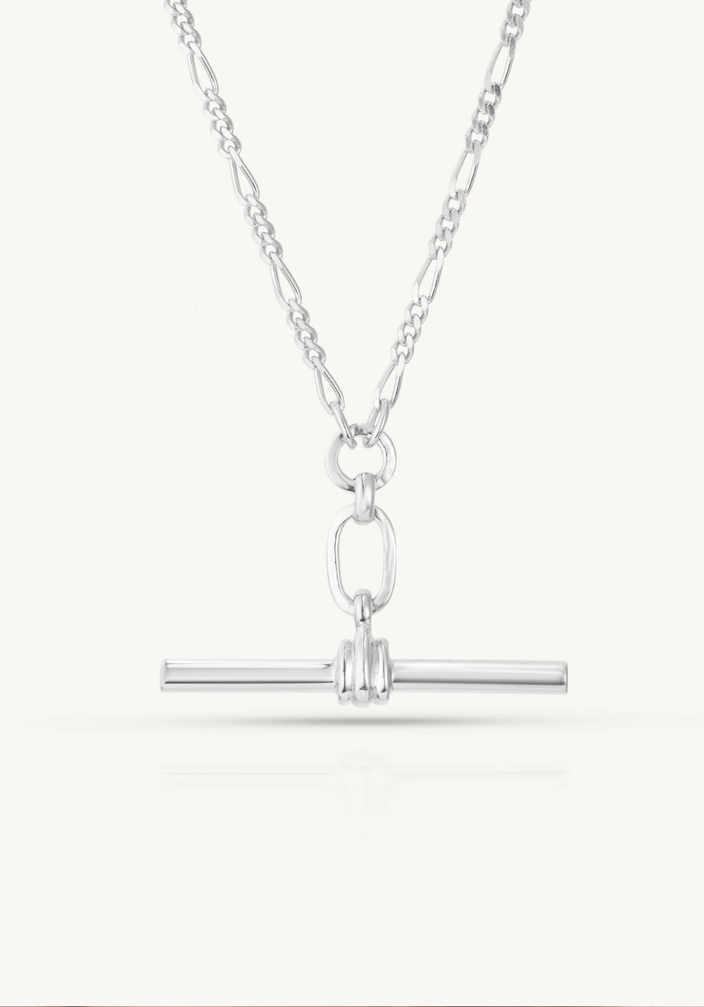 TONI MAY FOB NECKLACE - SILVER