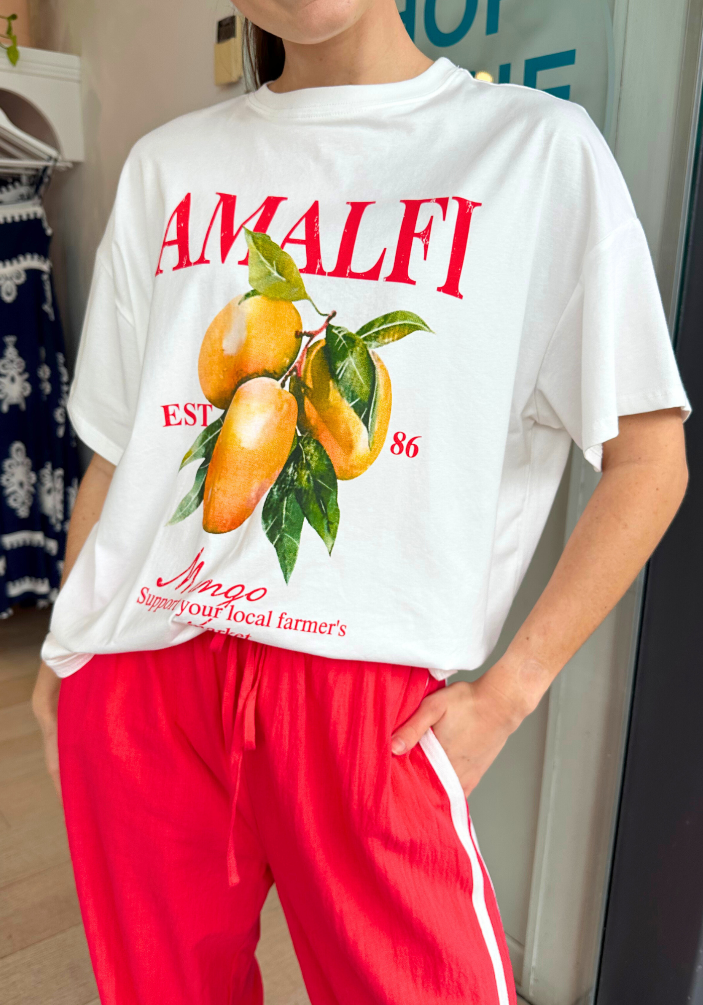 BY FRANKIE OVERSIZED TEE -  AMAFLI