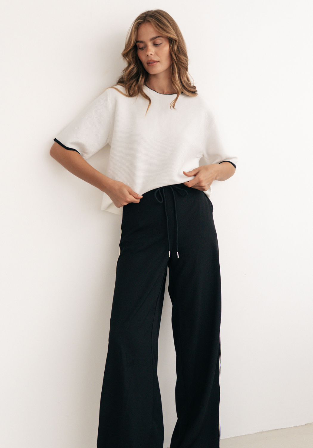 SOHO BOXY KNIT - WHITE