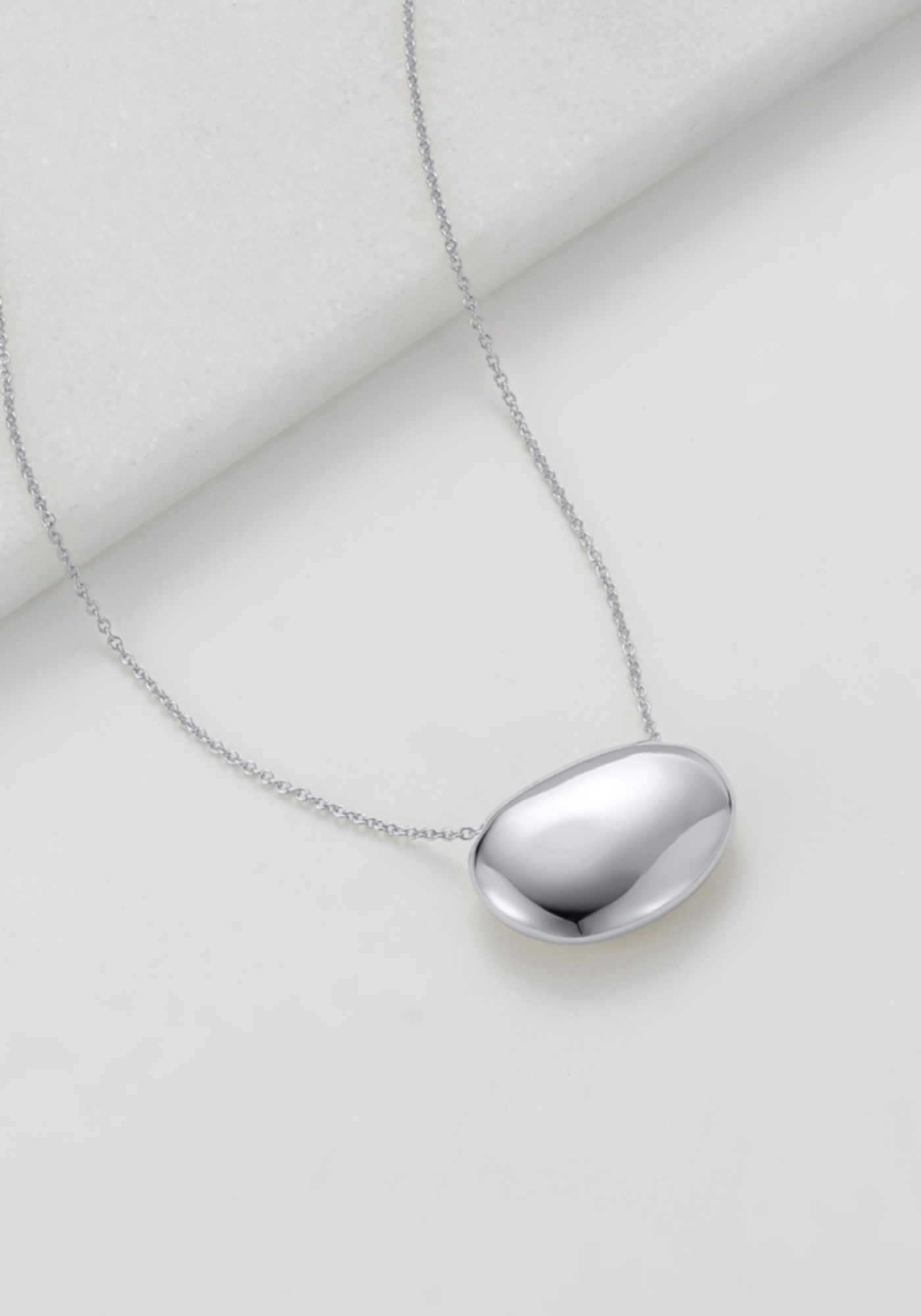 ZAFINO PAISLEY NECKLACE - SILVER