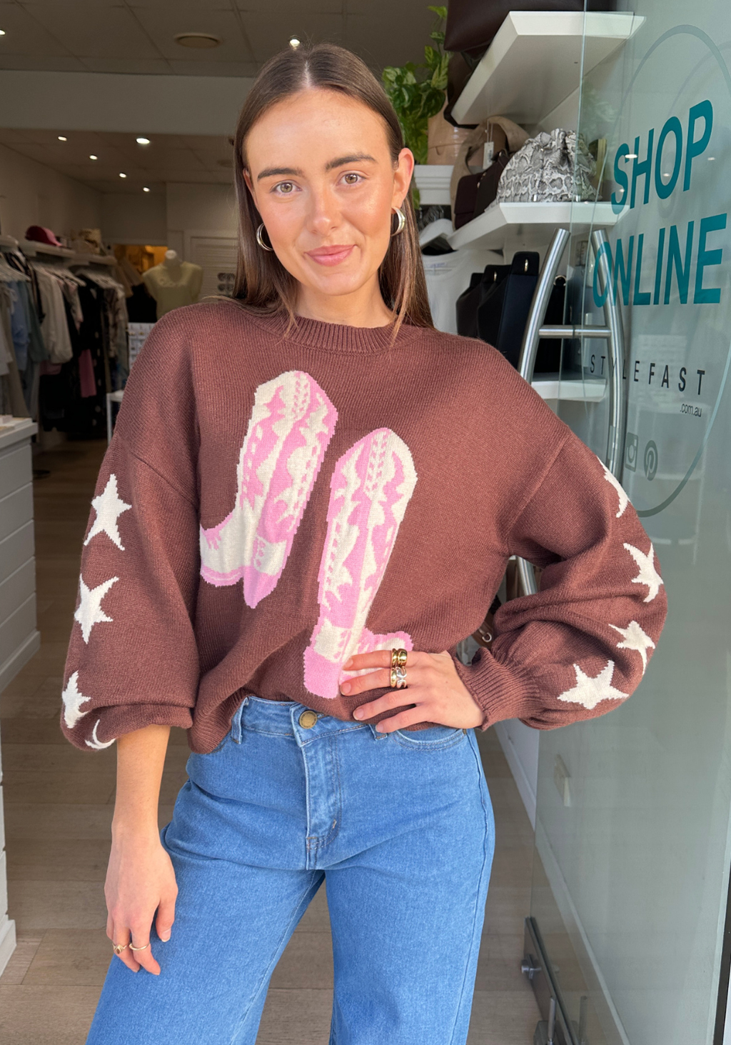 COWGIRL KNIT - CHOCOLATE
