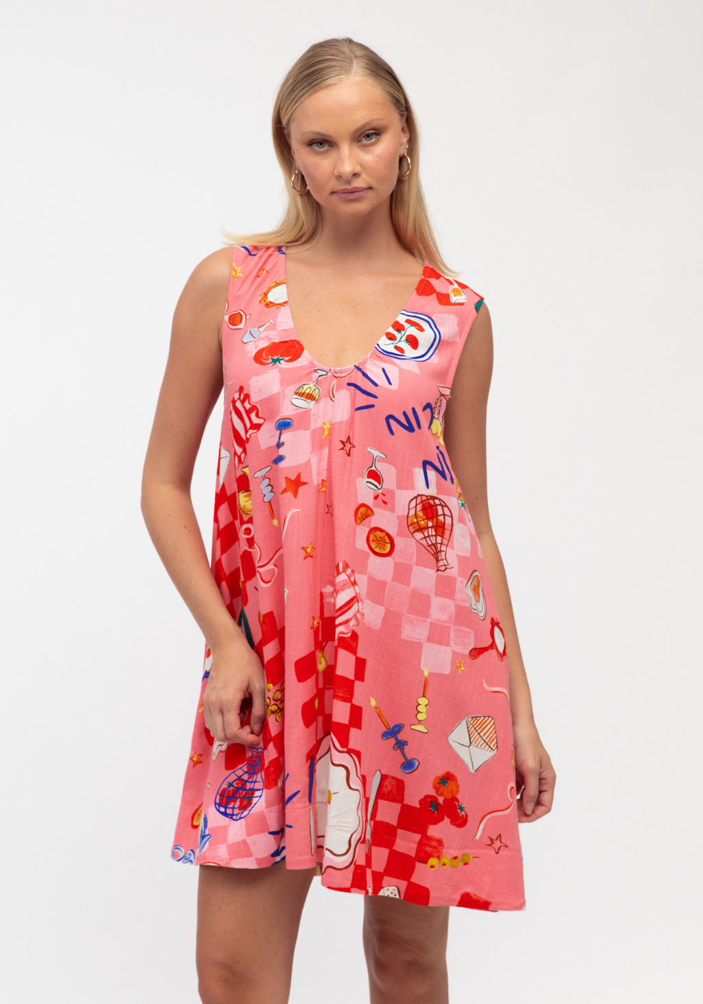 AMORE MINI DRESS - SUMMER PRINT