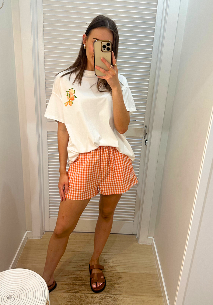 Load image into Gallery viewer, BY FRANKIE OVERSIZED TEE SHIRT SET - APEROL SPRITZ