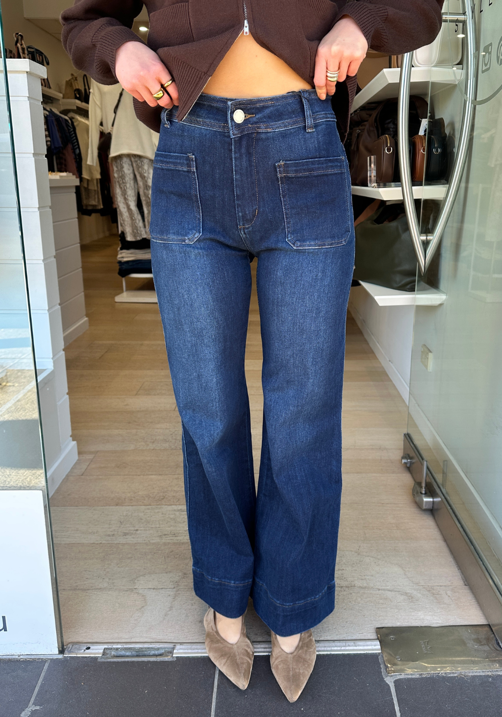 KENNY STRAIGHT LEG JEAN - DARK INDIGO