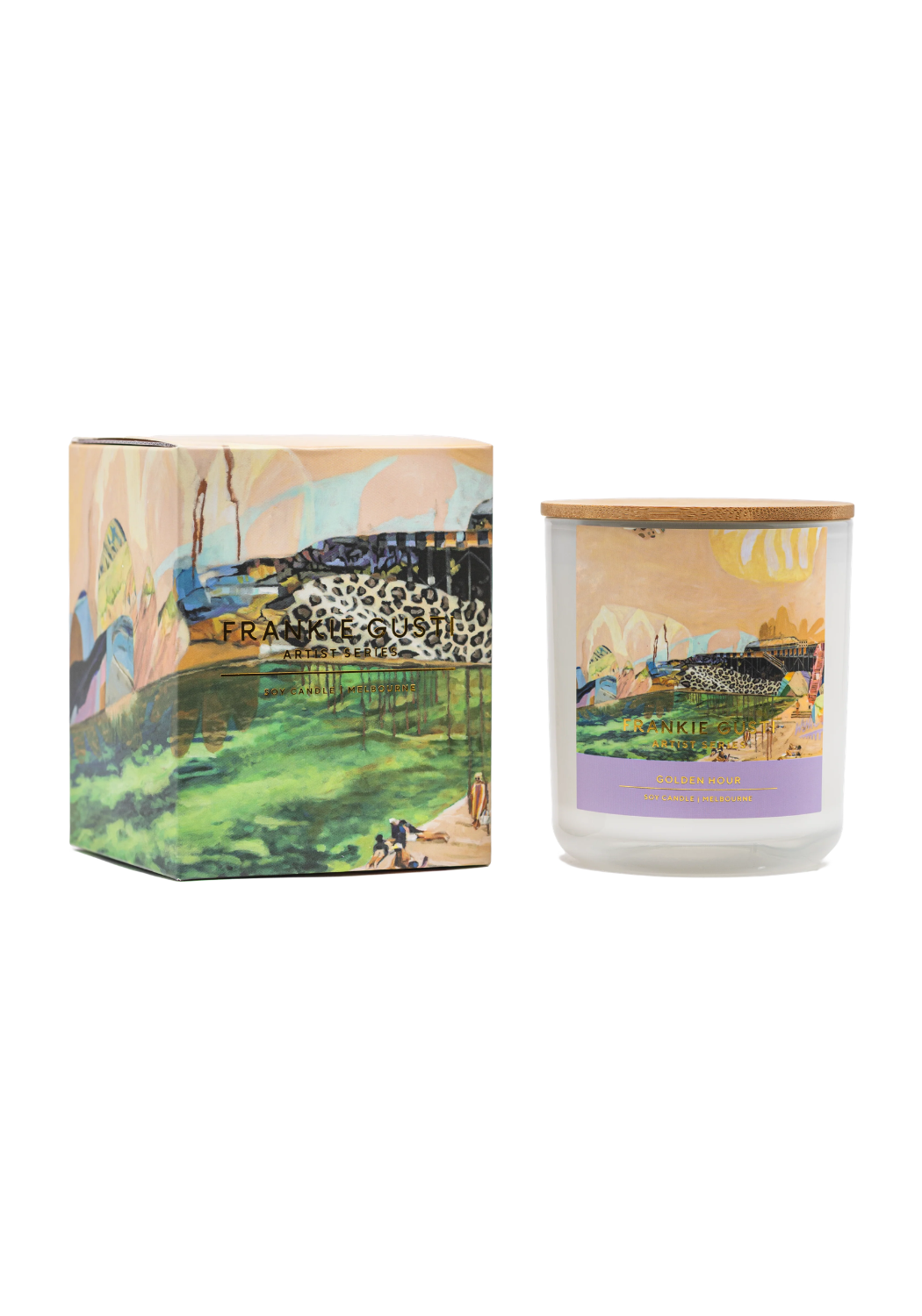 FRANKIE GUSTI GOLDEN HOUR CANDLE - GEORGIE WILSON
