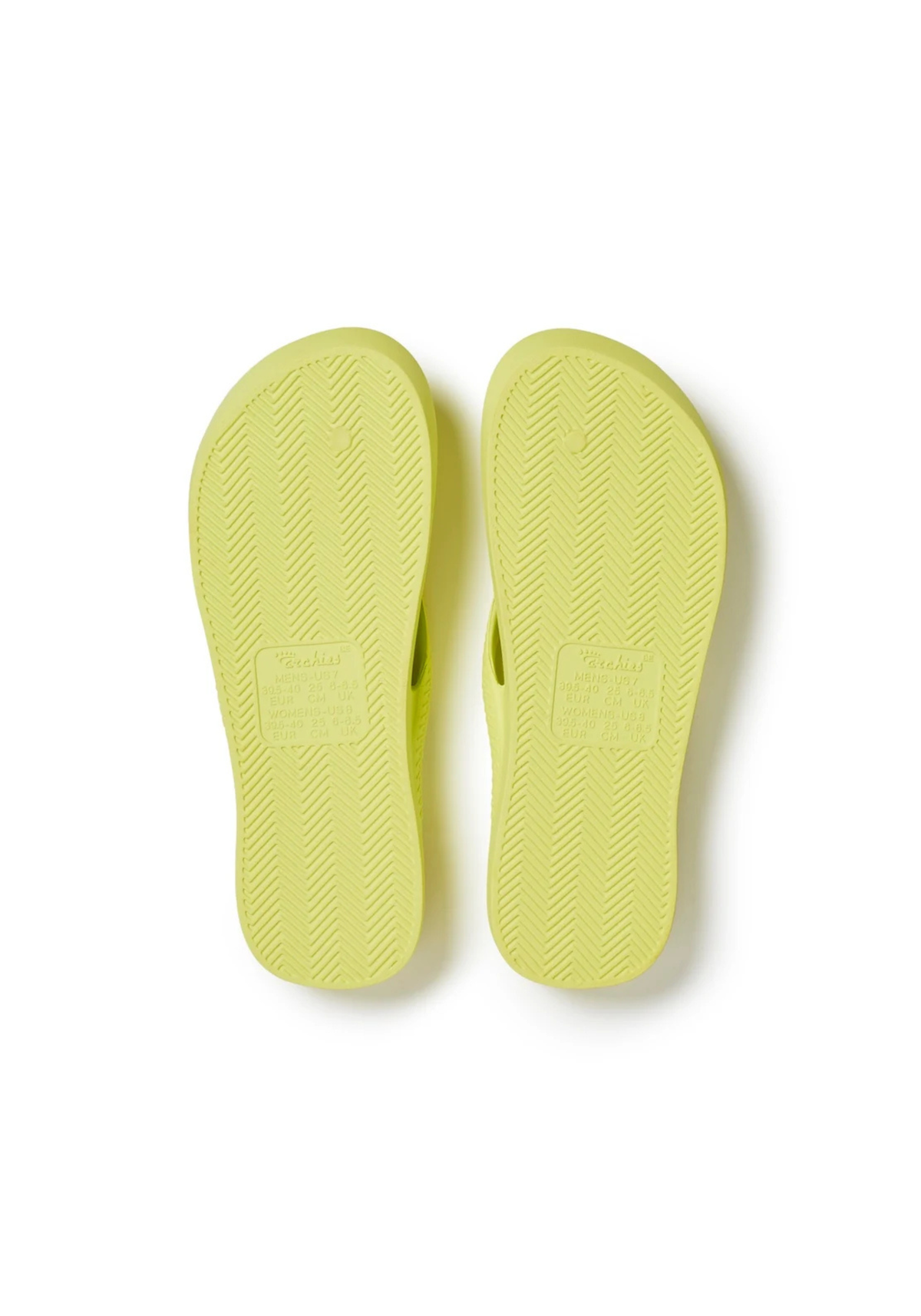 ARCHIES ARCH SUPPORT THONG - LIMELIGHT