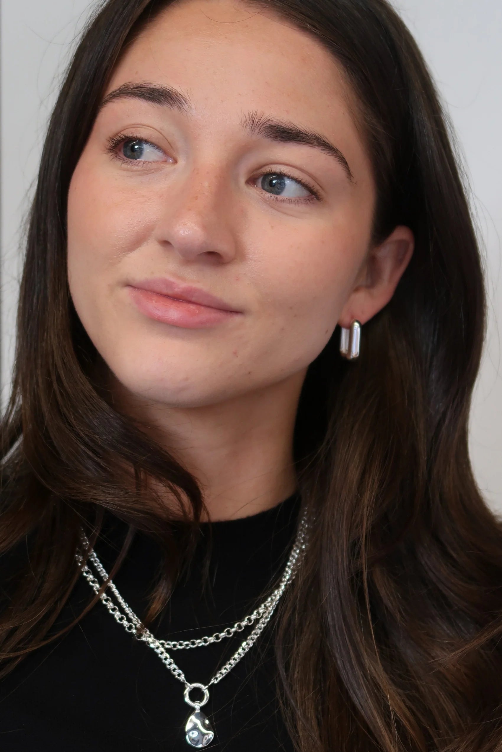 ZAFINO EDEN HOOP - SILVER