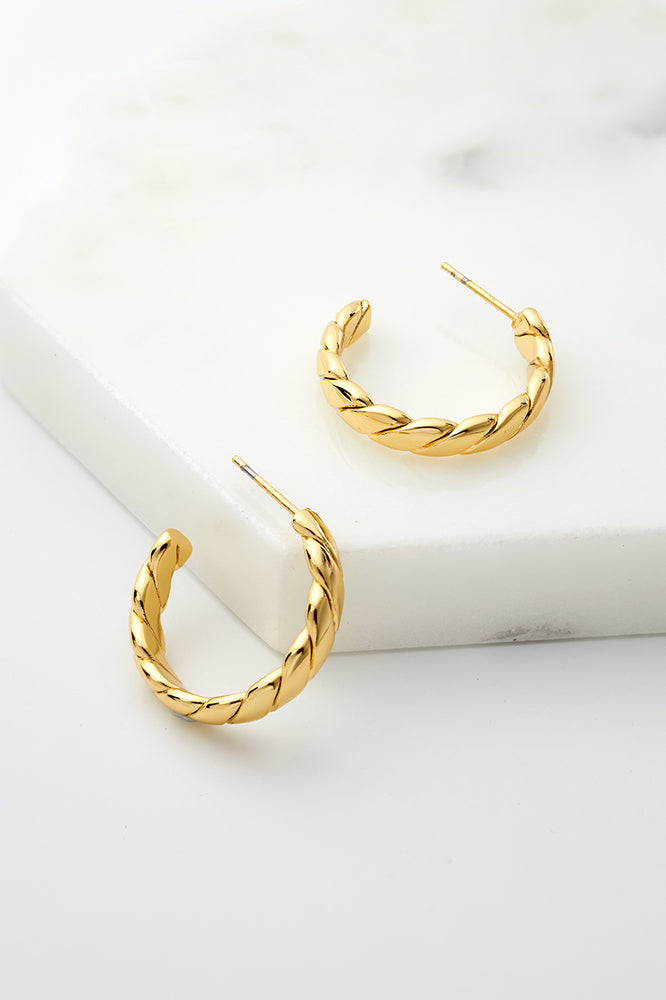 Load image into Gallery viewer, ZAFINO CHELSEA HOOP - GOLD