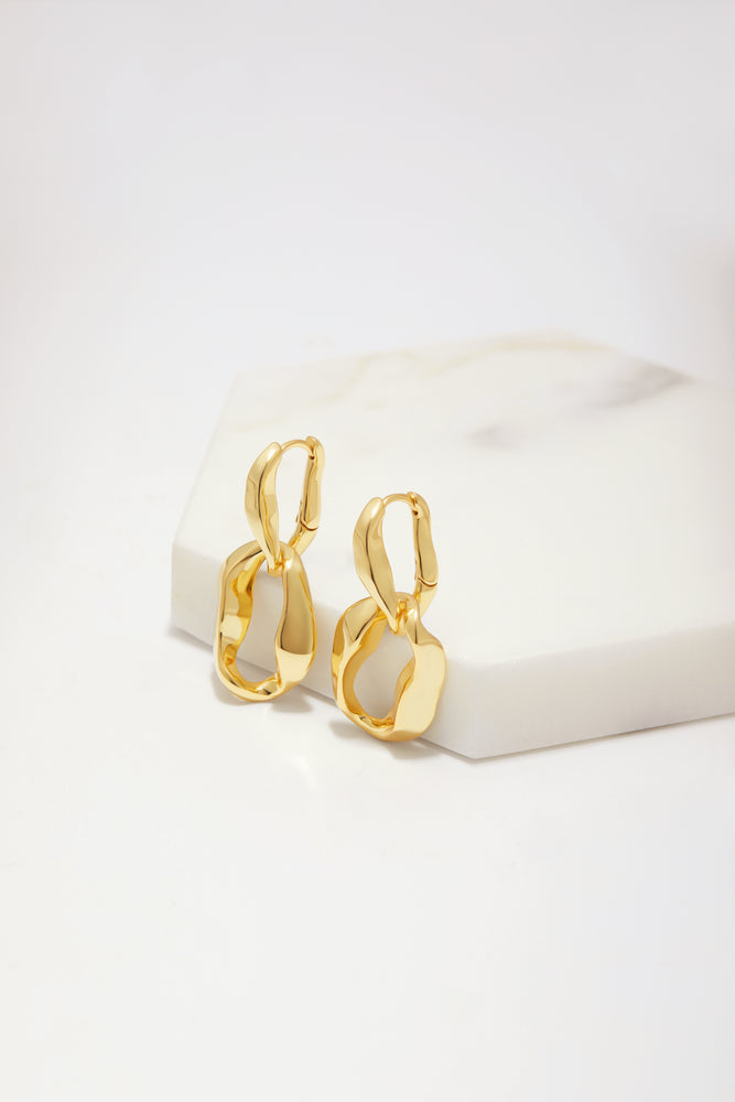 Load image into Gallery viewer, ZAFINO CHARLOTTE EARRING - GOLD