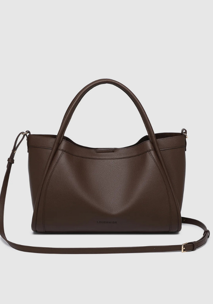 LOUENHIDE MINI SUTTON BAG - CHOCOLATE