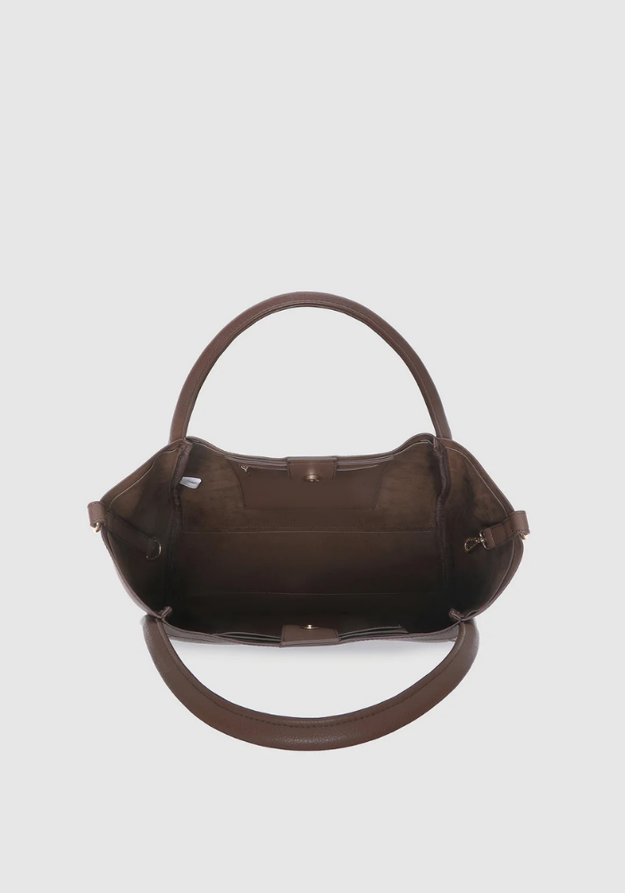 LOUENHIDE MINI SUTTON BAG - CHOCOLATE