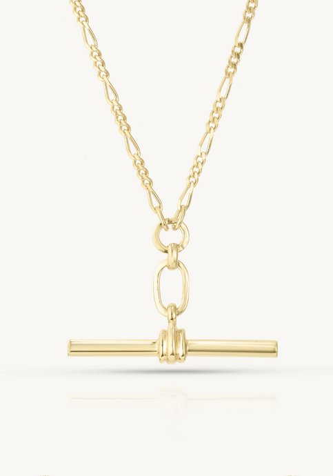 TONI MAY FOB NECKLACE - GOLD