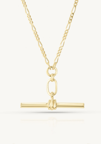 TONI MAY FOB NECKLACE - GOLD