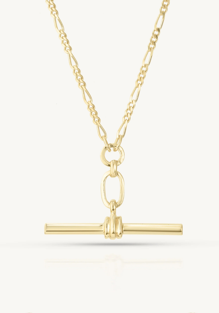 TONI MAY FOB NECKLACE - GOLD