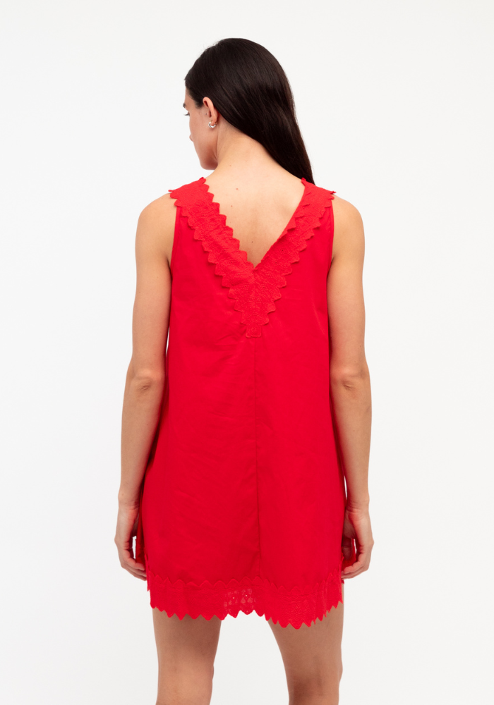 PERMATA MINI DRESS - RED