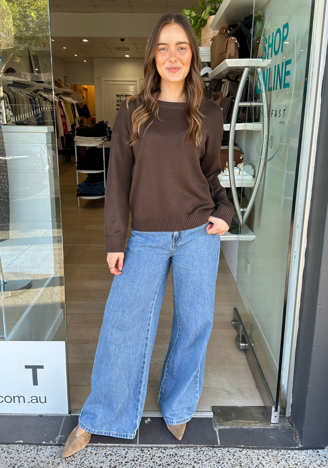 VICTORIA JUMPER - CHOCOLATE