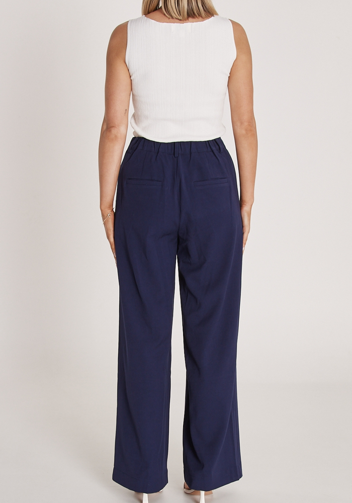 FEATHER + NOISE ANDIE PANT - NAVY