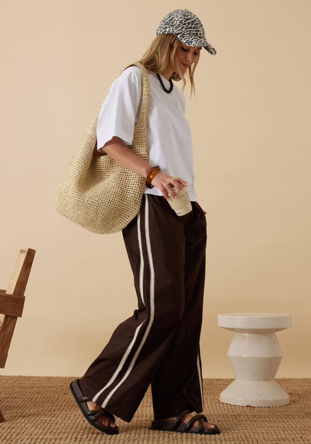 CERES LIFE THE LOUNGE PANT - CHOCOLATE