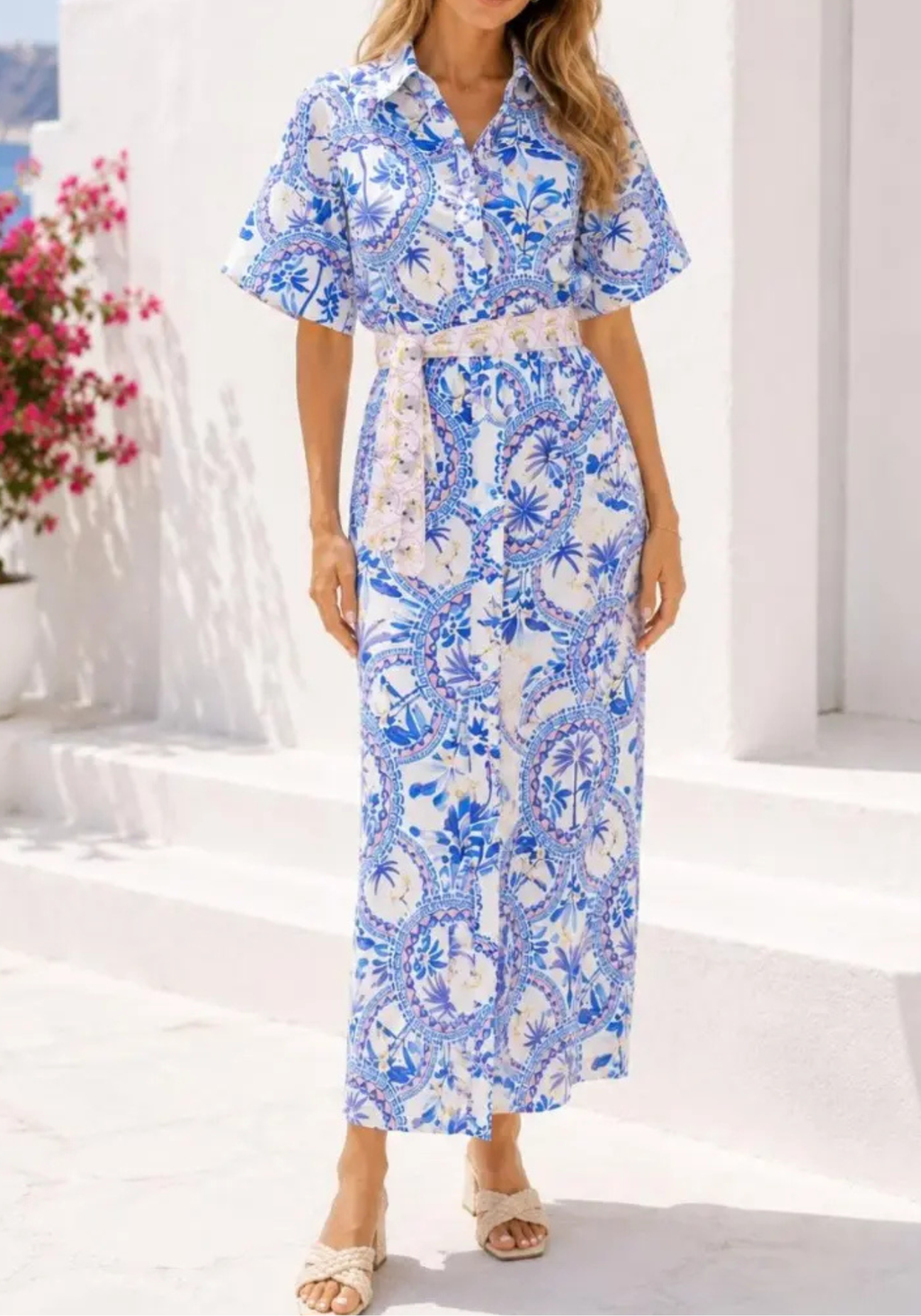 WILLOW MAXI DRESS - ISLAND ESCAPE PRINT