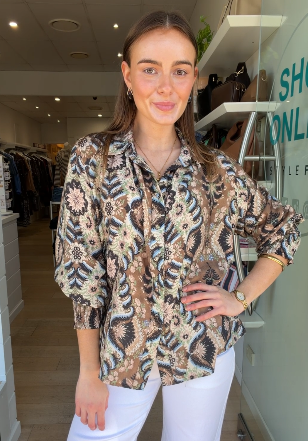 JACQ BLOUSE - FLORAL PRINT