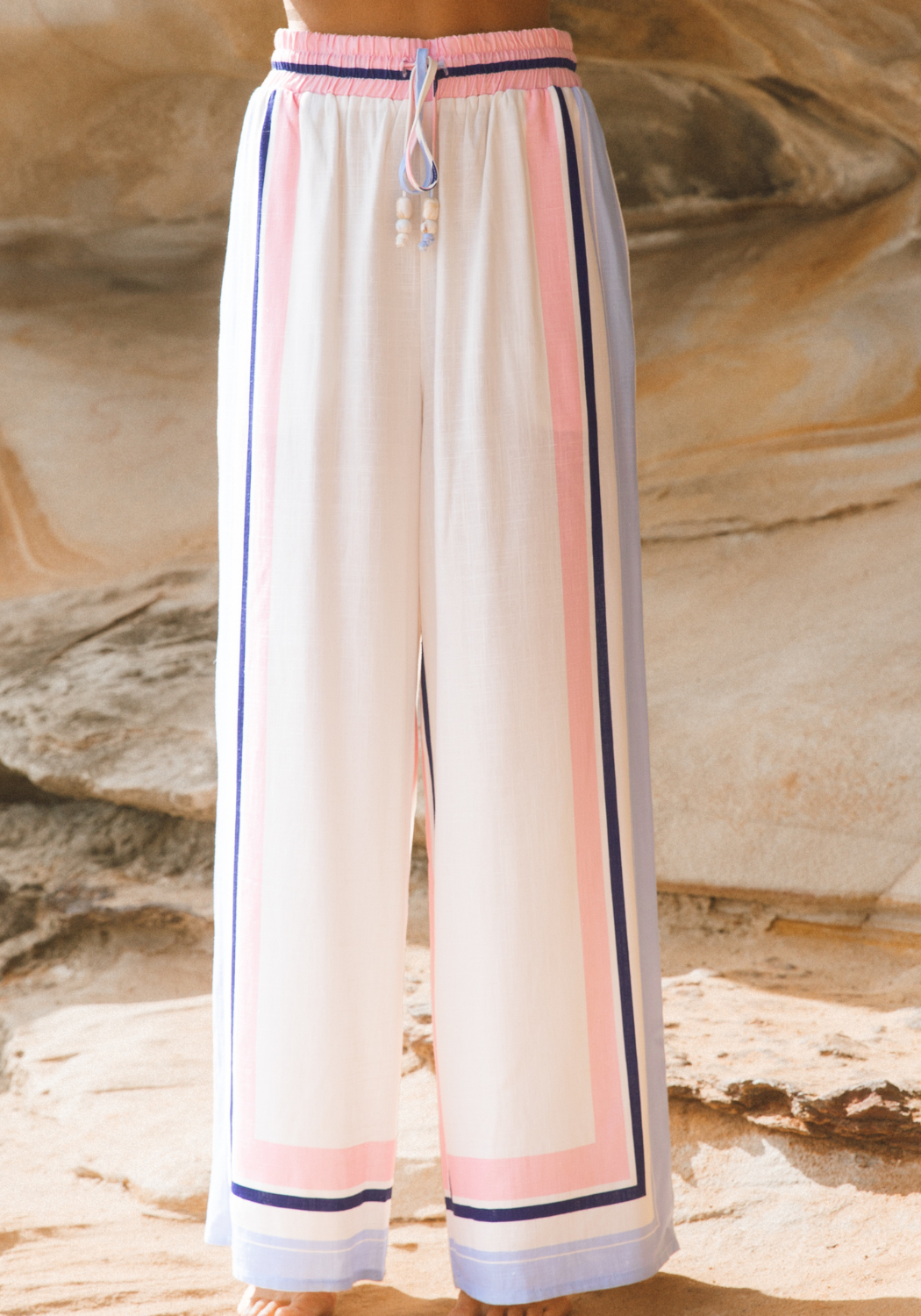 CLARABELL RELAXED PANTS - STRIPE