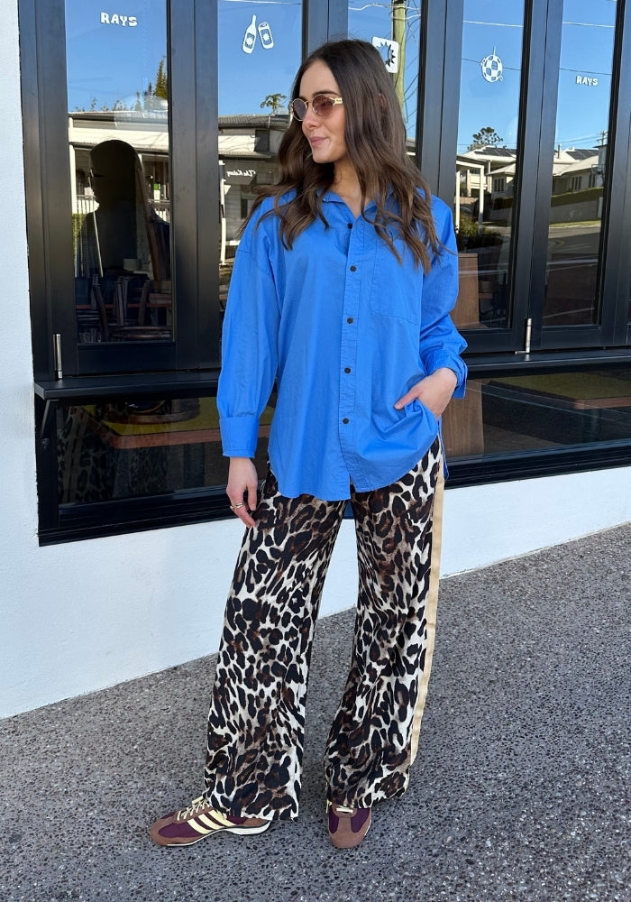 SADIE JOGGERS - DARK LEOPARD