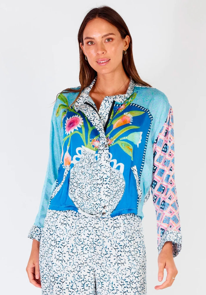 Load image into Gallery viewer, RUBYYAYA FANTINI JACKET - MULTI PRINT