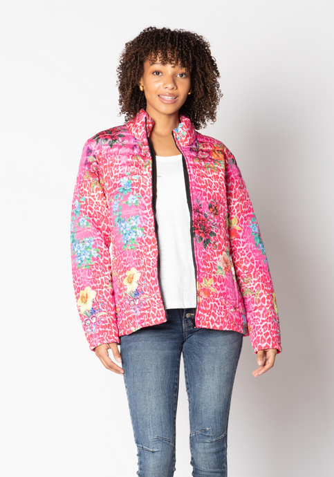 RUBYYAYA FLORENTYNA PUFFER - PINK
