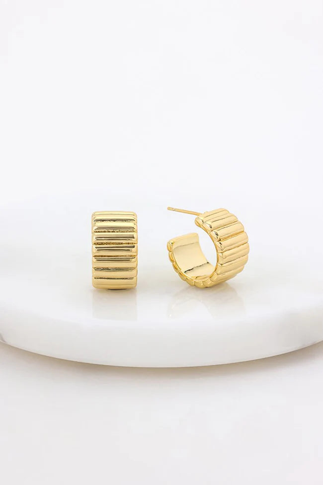 ZAFINO HARLOW HOOP - GOLD