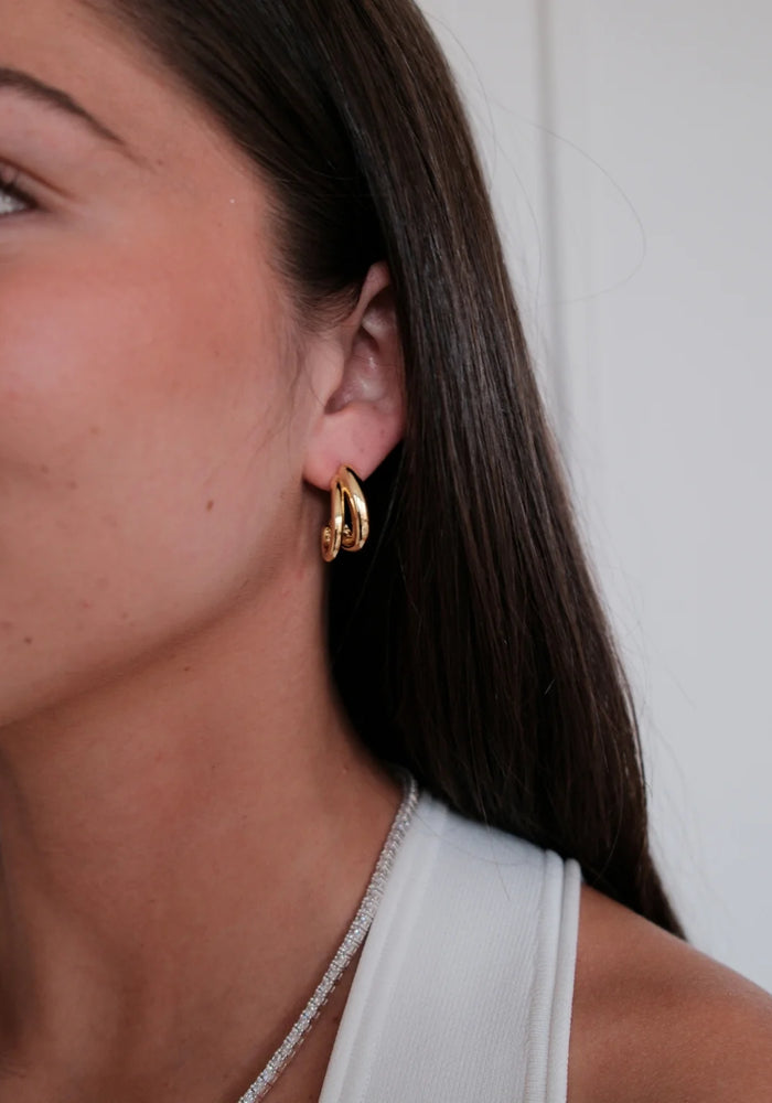 ZAFINO ARIA HOOP - GOLD