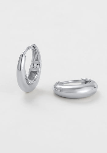 ZAFINO CLEO HOOP MEDIUM- SILVER