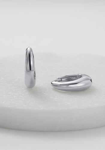 ZAFINO CLEO HOOP MEDIUM- SILVER