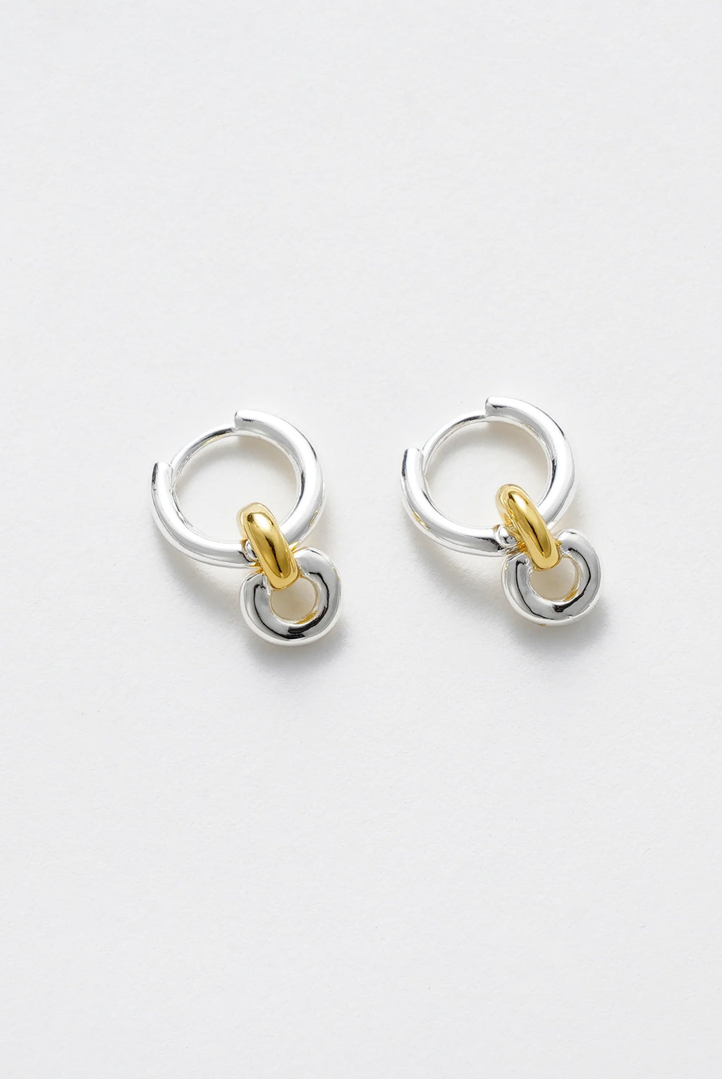 ZAFINO DAISY EARRING - GOLD/SILVER