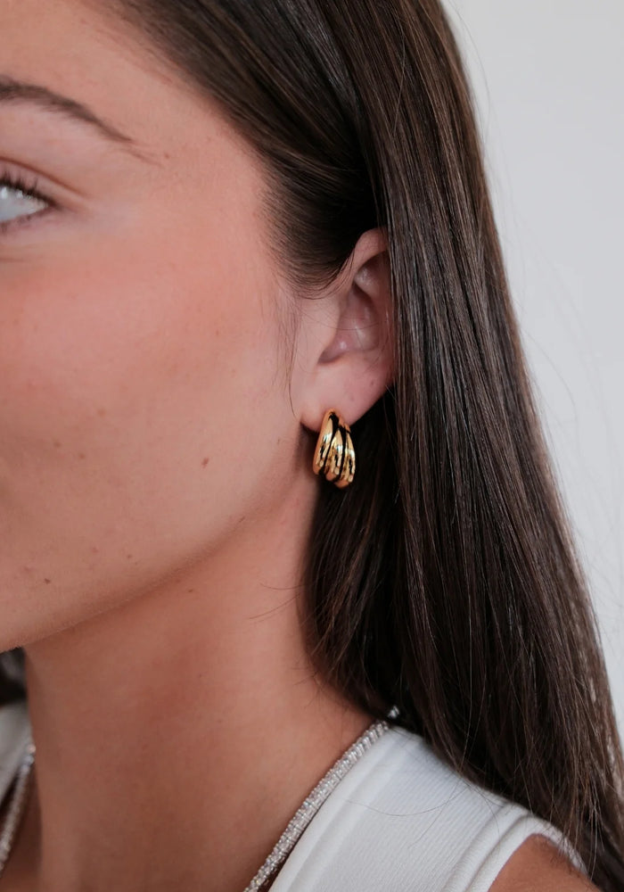 ZAFINO MILA EARRING - GOLD