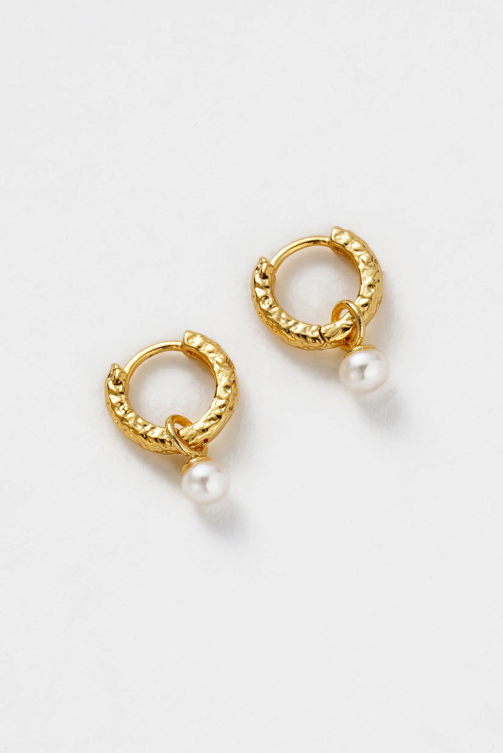 ZAFINO EMERY EARRING - PEARL/GOLD