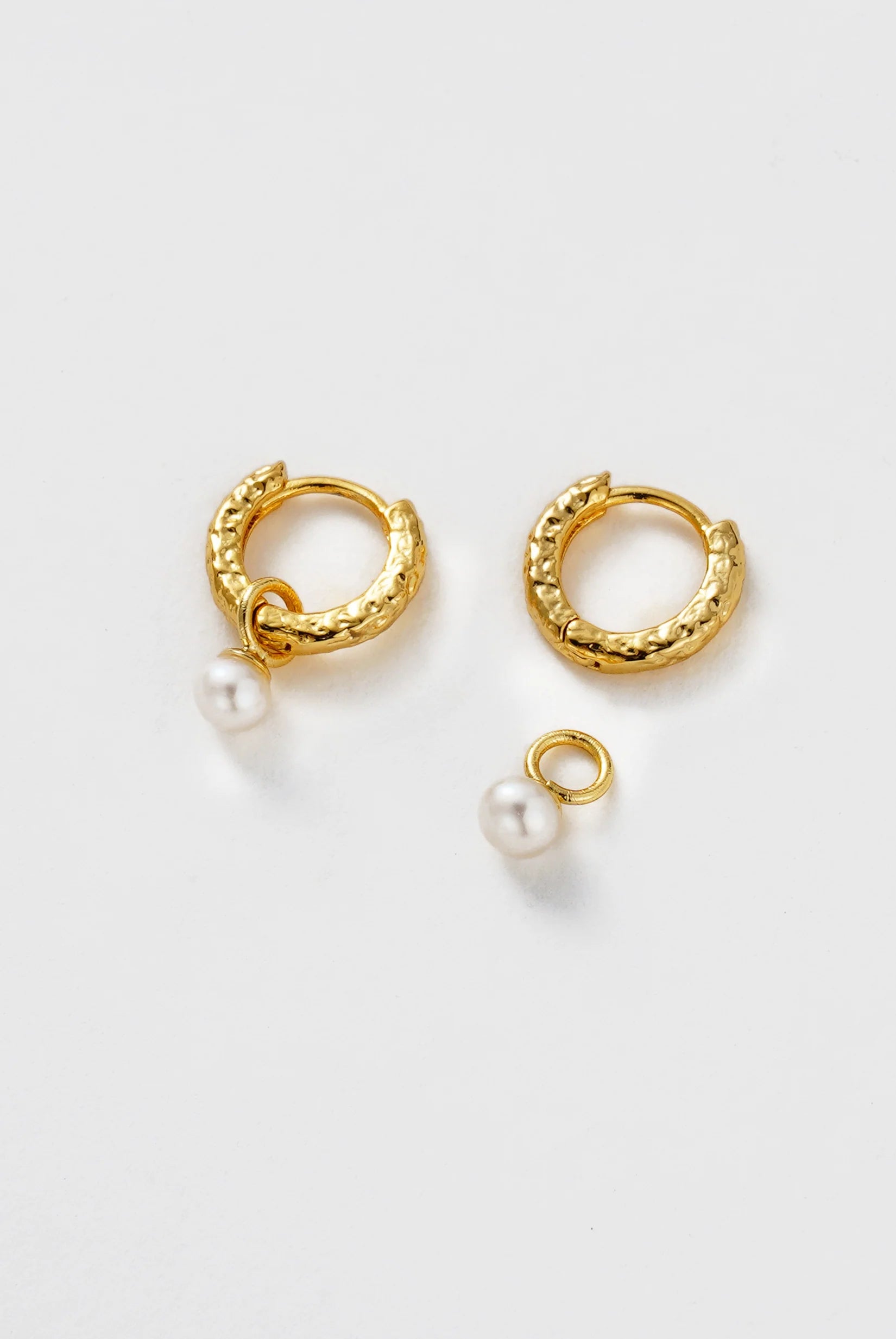 ZAFINO EMERY EARRING - PEARL/GOLD