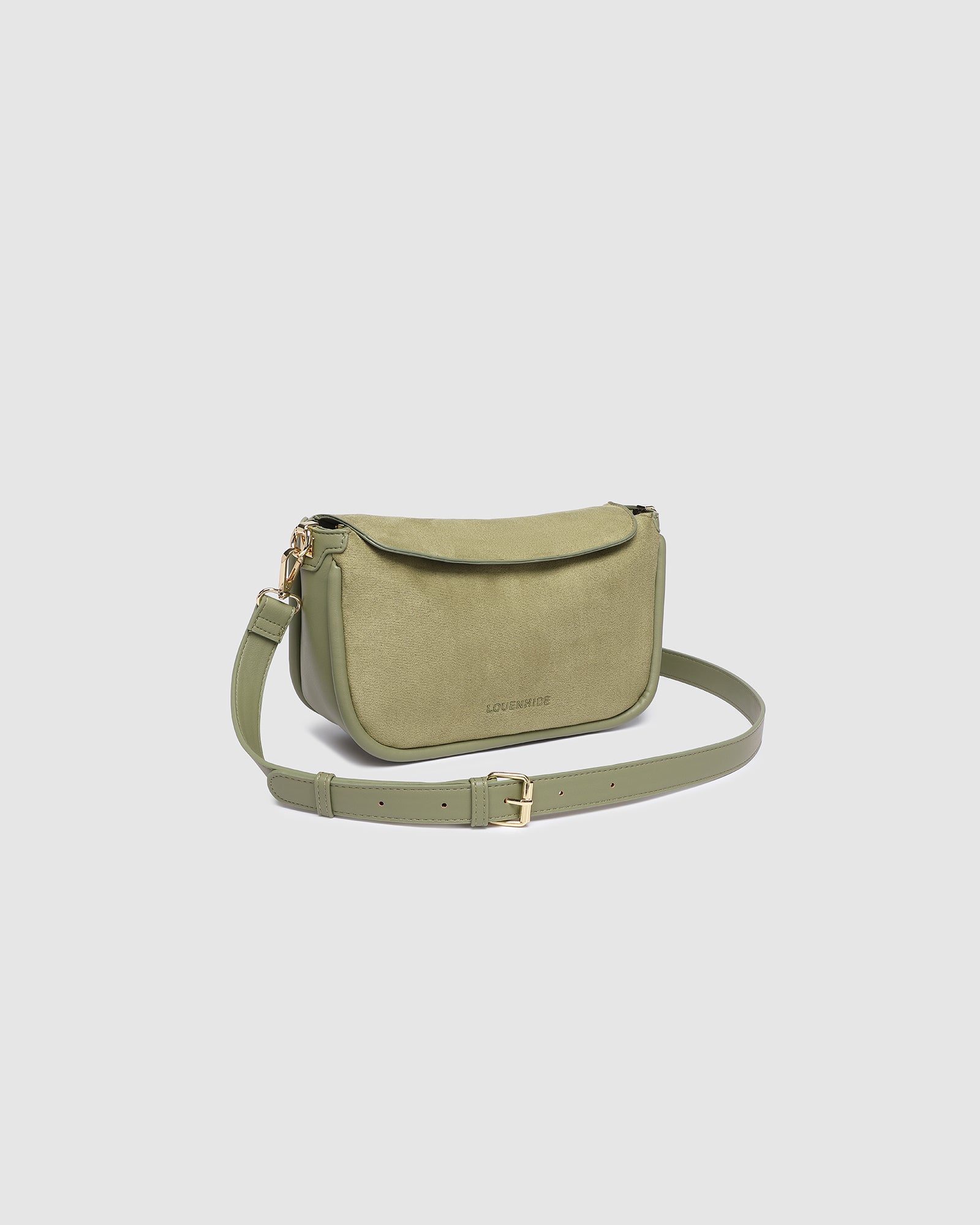 LOUENHIDE SAYLOR CROSSBODY BAG - SAGE GREEN