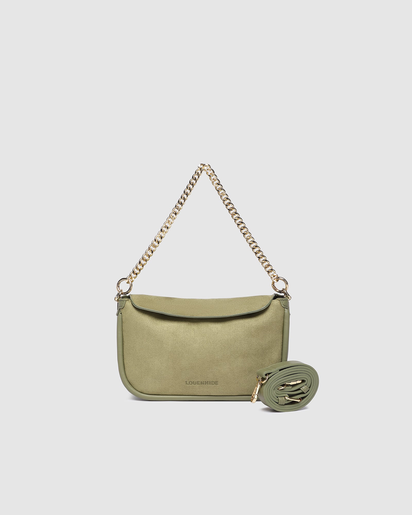 LOUENHIDE SAYLOR CROSSBODY BAG - SAGE GREEN
